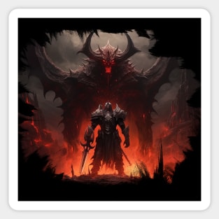 Diablo Evil Sticker